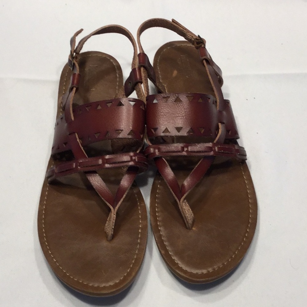 3/$30 Size 11 reddish brown sandals